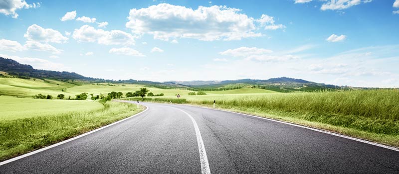 Open Road in Tuscany