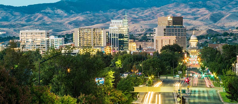 Boise Downtown Skyline USA Boise Downtown Skyline