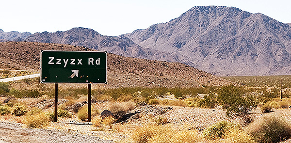 Road to Zzyzx