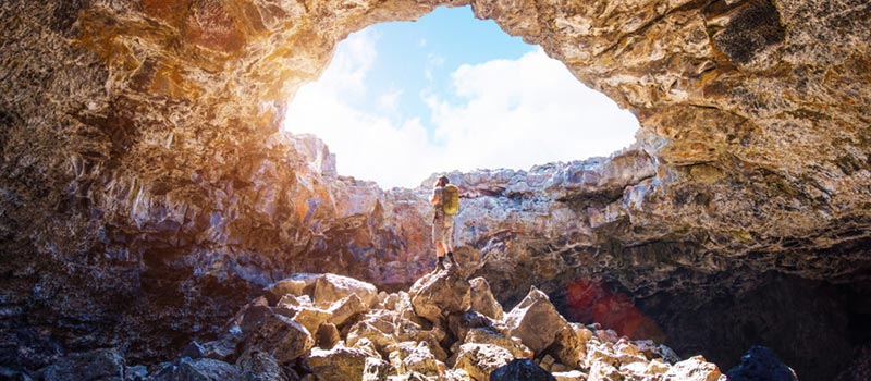 Hiking Craters Moon National Monuments USA