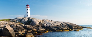 Lighthouse Route in Nova Scotia